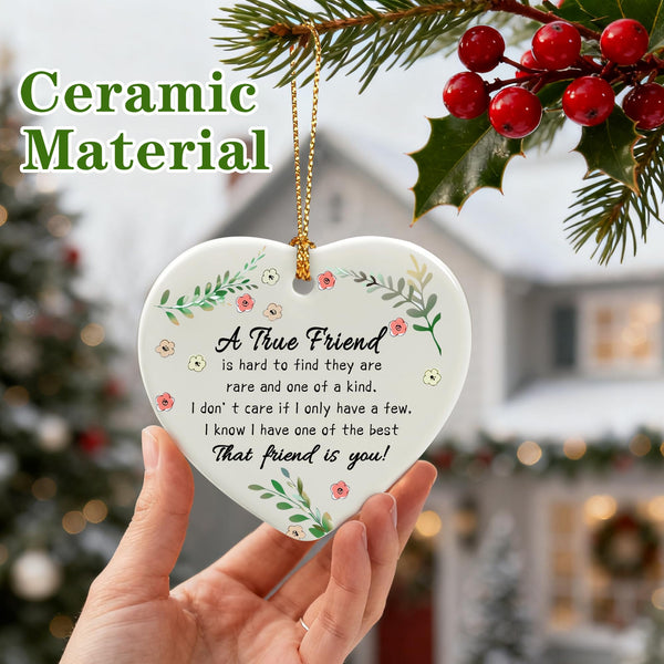 A True Friend is Hard to Find They are Rare and One of a Kind - Birthday, Christmas Friendship Gift | Gifts for Best Friend, Bestie