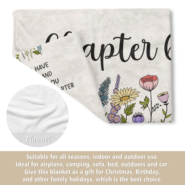 60th Birthday Gifts for Women, Chapter 60 Birthday Blanket, 60 Year Old Bday Gift for Woman, Friend, Sister, Mom, 1965