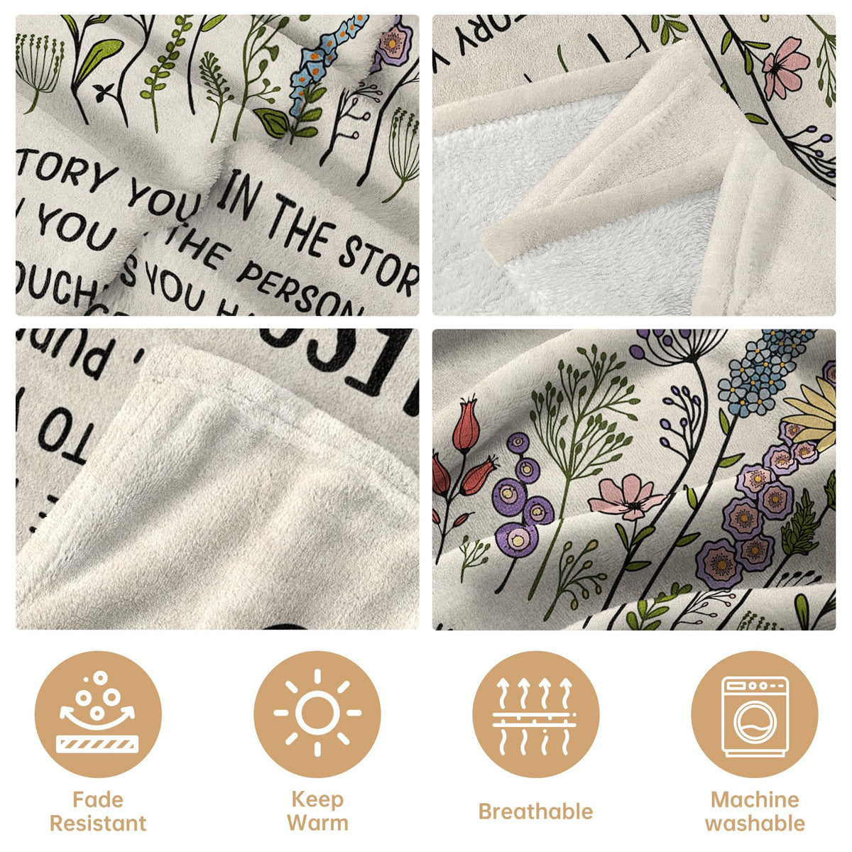 60th Birthday Gifts for Women, Chapter 60 Birthday Blanket, 60 Year Old Bday Gift for Woman, Friend, Sister, Mom, 1965