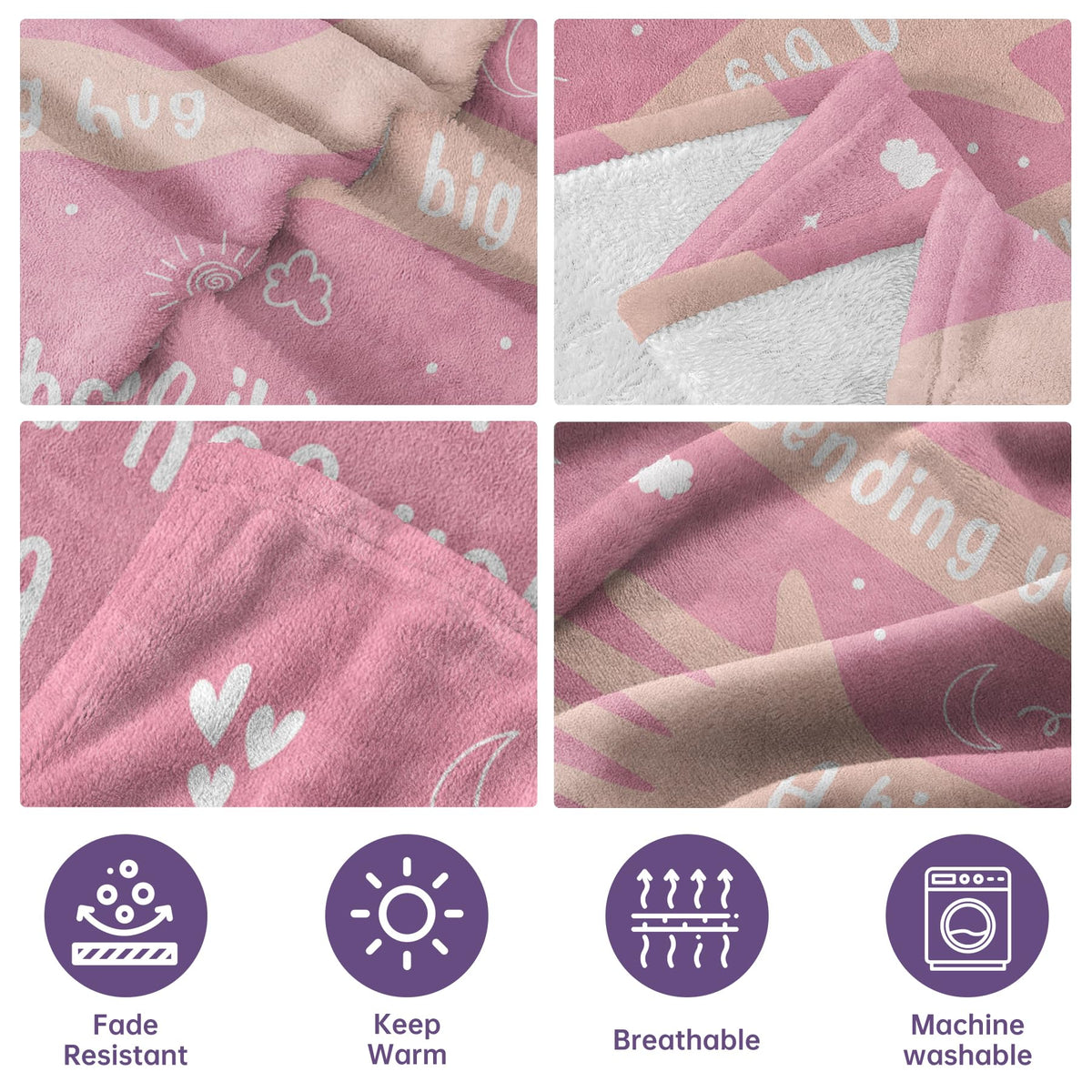 Get Well Gifts for Women, Hug/Healing Blanket, Thinking of You/Breast Cancer/Sympathy/After Surgery Gifts