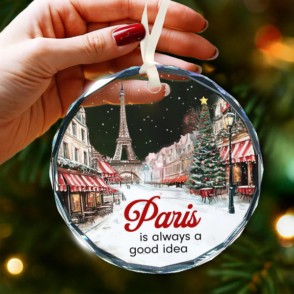 Paris Ornament - Exquisite Paris Christmas Ornament for Paris-Lovers, 2025 Edition Christmas Ornaments