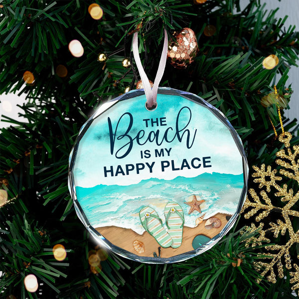 Beach Christmas Ornaments - Delightful Set of Beach Themed Ornaments for Tree, Coastal Christmas Tree Decorations