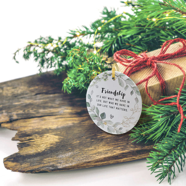 Best Friend Christmas Ornaments Gift 2025, Friendship Ornaments, Besties Forever Ornament, Friends New Year Ornaments