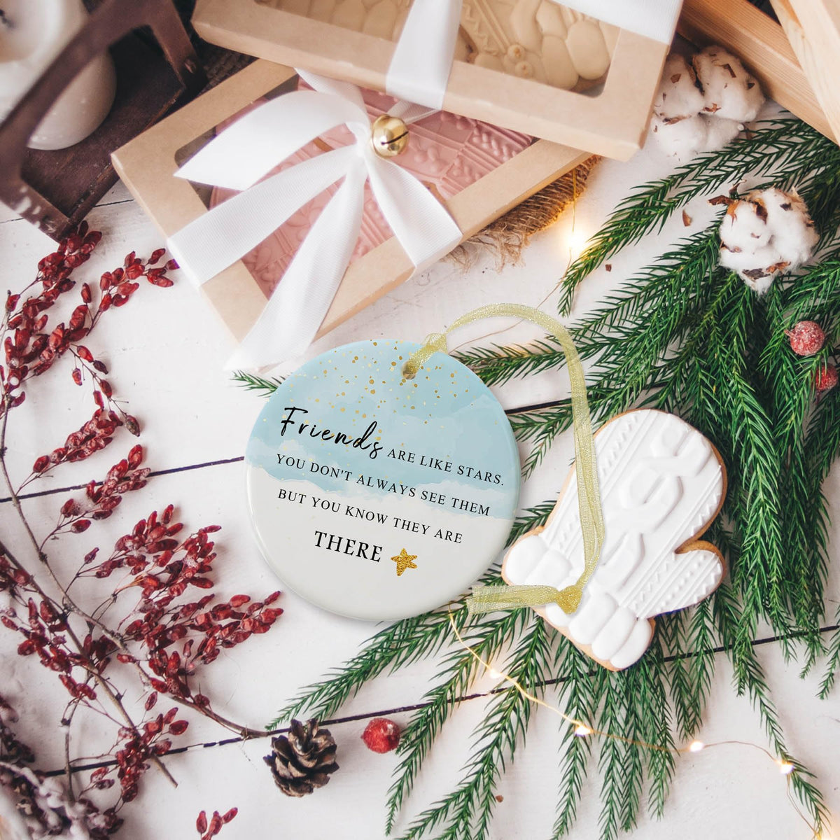 Best Friend Christmas Ornaments Gift 2025,Friendship Ornaments,Besties Forever Ornament,Friends Tree Ornaments