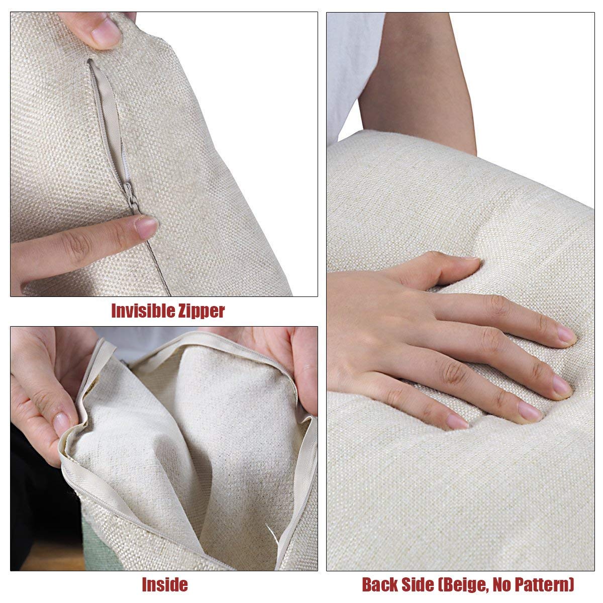 Just One More Chapter Throw Pillow Case Cushion Cover Book Lovers Linen 18 x 18 Inch