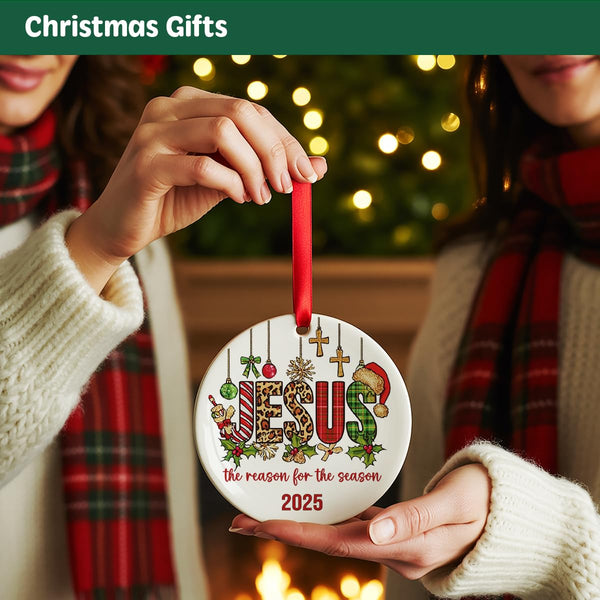 Christian Gifts Christmas Ornament 2025 for Women Men Faith