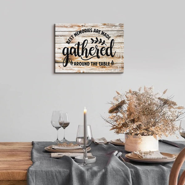 Dining Room Wall Decor Gather Signs for Home Decor Kitchen Wall Art Rustic Gather Sign Kitchen Pictures Wall Decor