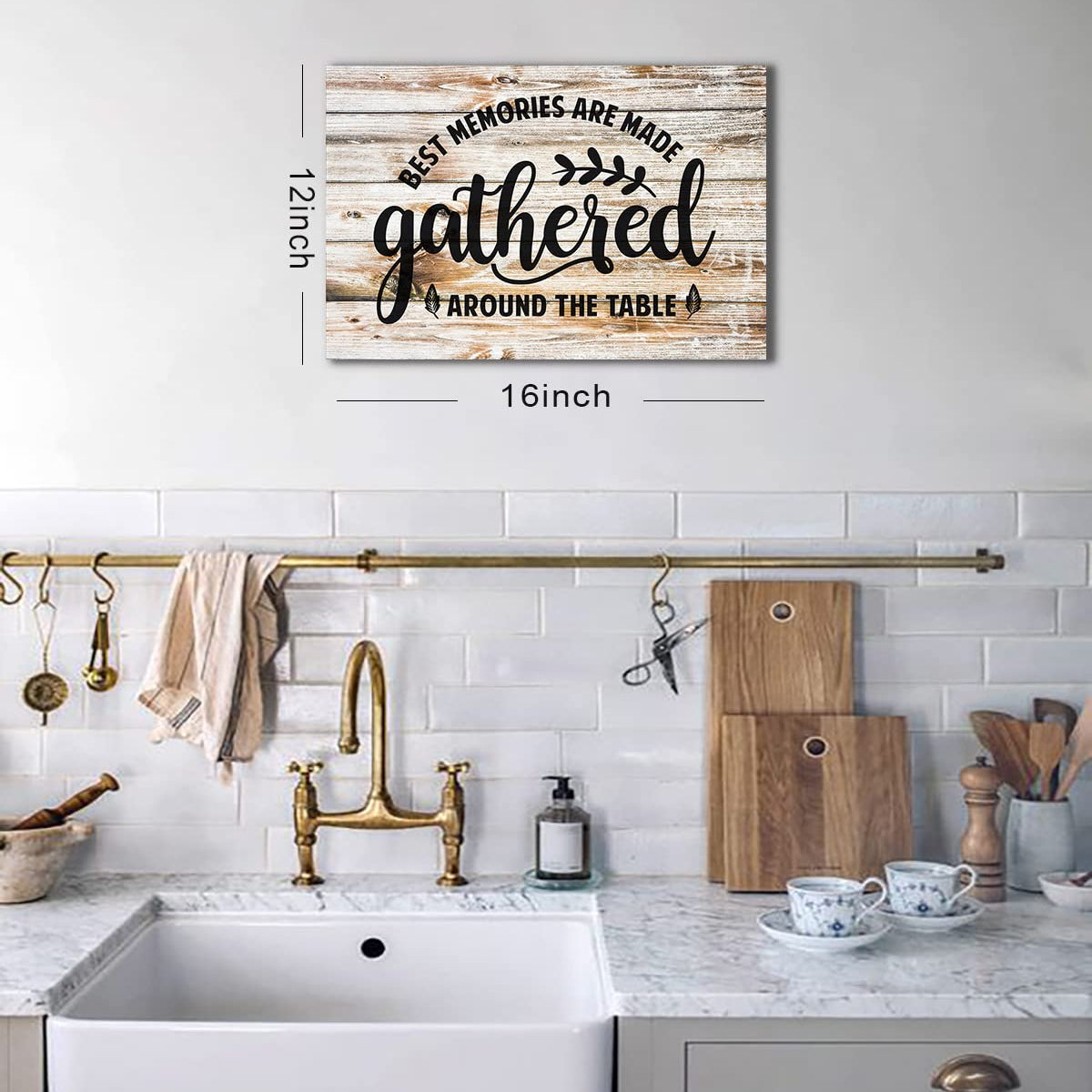Dining Room Wall Decor Gather Signs for Home Decor Kitchen Wall Art Rustic Gather Sign Kitchen Pictures Wall Decor