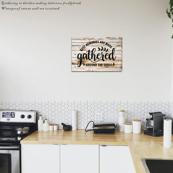 Dining Room Wall Decor Gather Signs for Home Decor Kitchen Wall Art Rustic Gather Sign Kitchen Pictures Wall Decor
