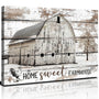 Barn Wall Art Farmhouse Pictures Wall Decor Rustic Barn Pictures Wall Art for Kitchen Living Room Cabin Home Decor Sweet Home Sign