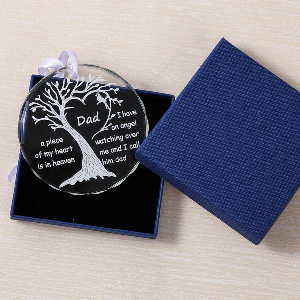 Christmas Memorial Gift, Bereavement Sympathy Gift for Loss of Loved One Father, Christmas Tree Remembrance Hanging Pendant Remembrance Gift