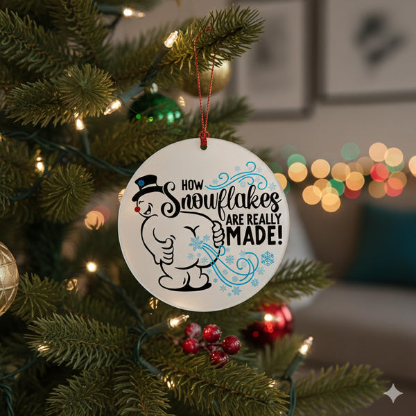 Christmas Ornaments 2025, Snowman Ornament, Funny Christmas Ornaments