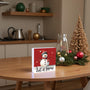 Christmas Table Decorations Christmas Decor Indoor Winter Home Room Snowman Office Bathroom Wood Box Sign