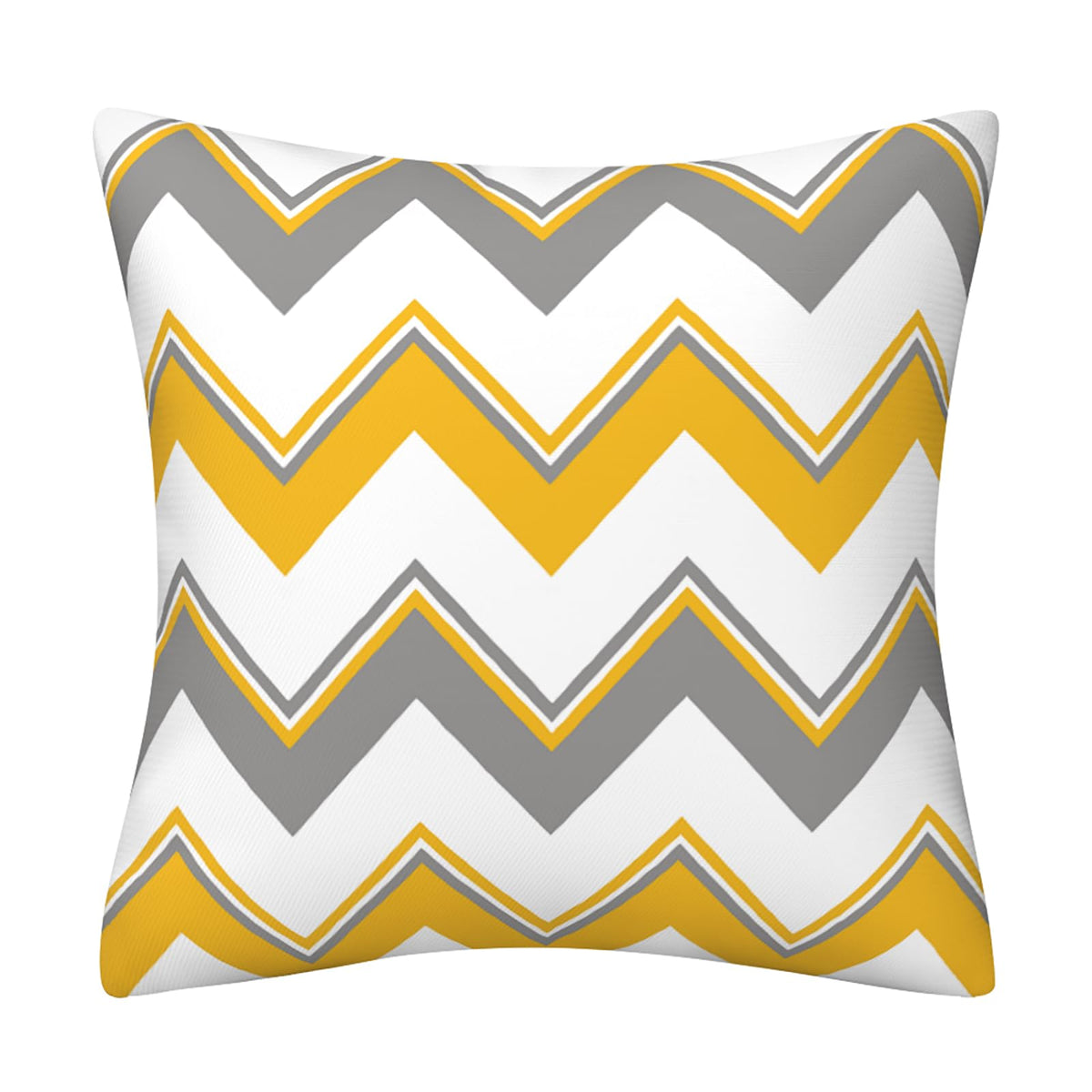 Yellow Pillow Covers 18x18 Set of 4 Modern Decorative Geometric
