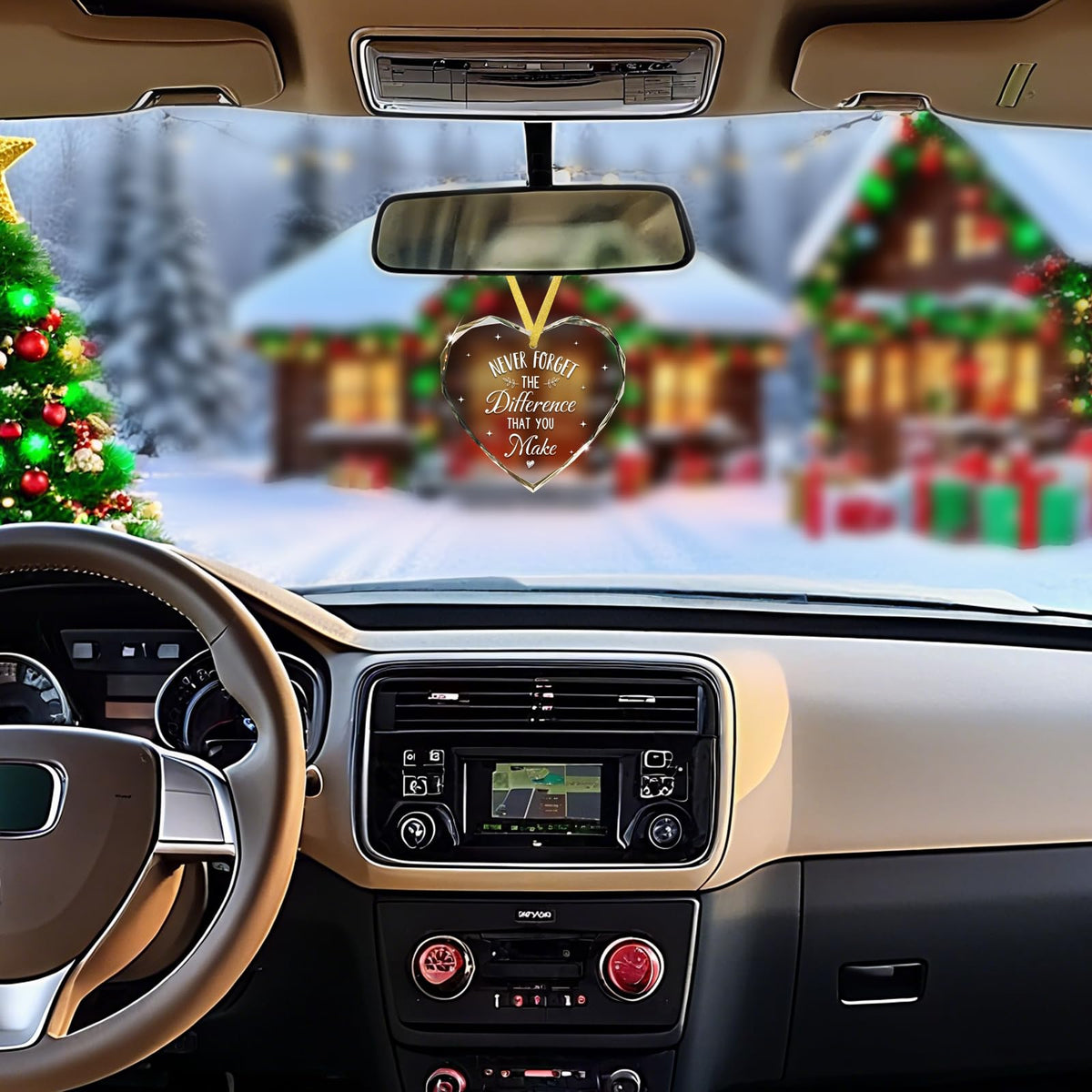 Thank You Gifts for Women Men - Thanksgiving Tree Ornaments Glass Christmas Ornament