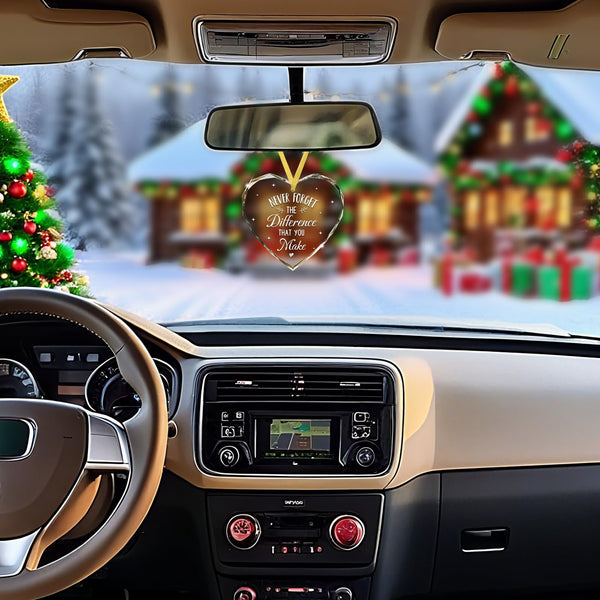 Thank You Gifts for Women Men - Thanksgiving Tree Ornaments Glass Christmas Ornament