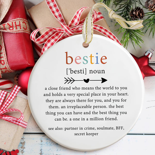 Friendship Christmas Ornament - Best Friend Gift - Friend Ornaments for Women