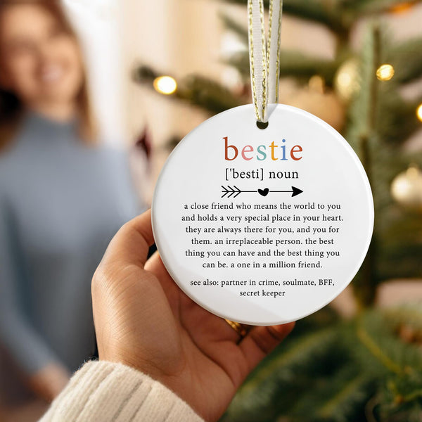 Friendship Christmas Ornament - Best Friend Gift - Friend Ornaments for Women