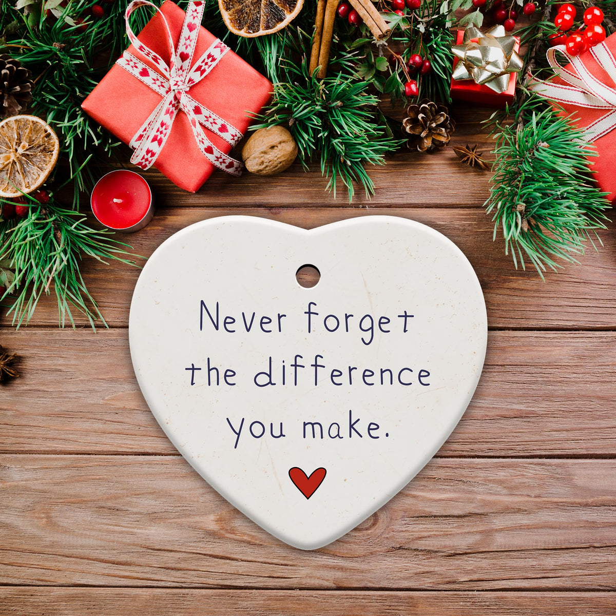 Thank You Gifts for Women, Nurse, Coworkers, Teacher, Retirement Farewell Going Away, Never Forget The Difference