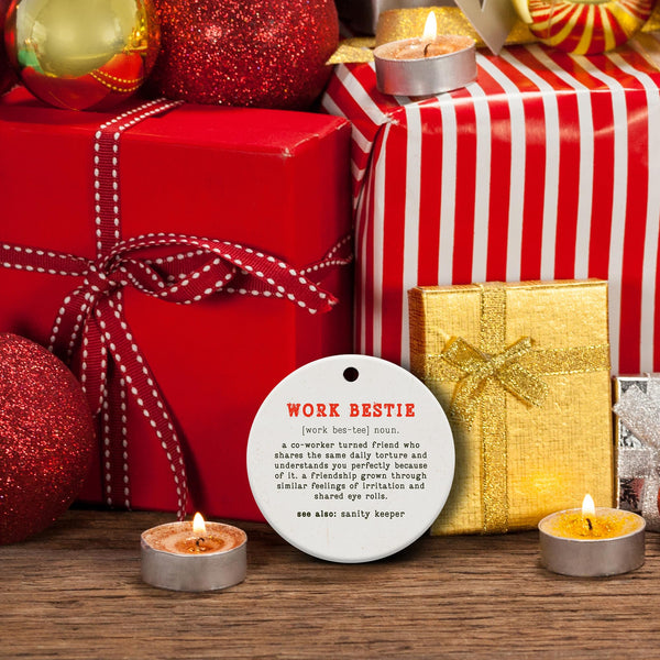 Friendship Gifts for Women, Best Friend, Funny, Work Besties, Sister, Friend Ornaments