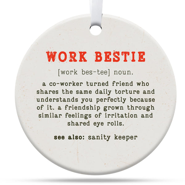Friendship Gifts for Women, Best Friend, Funny, Work Besties, Sister, Friend Ornaments