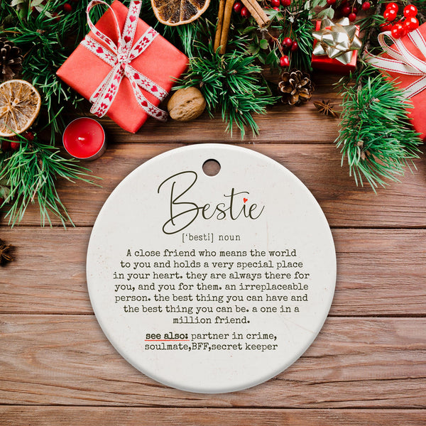 Friendship Gifts for Women, Best Friend, Funny, Work Besties, Sister, Friend Ornaments for Women