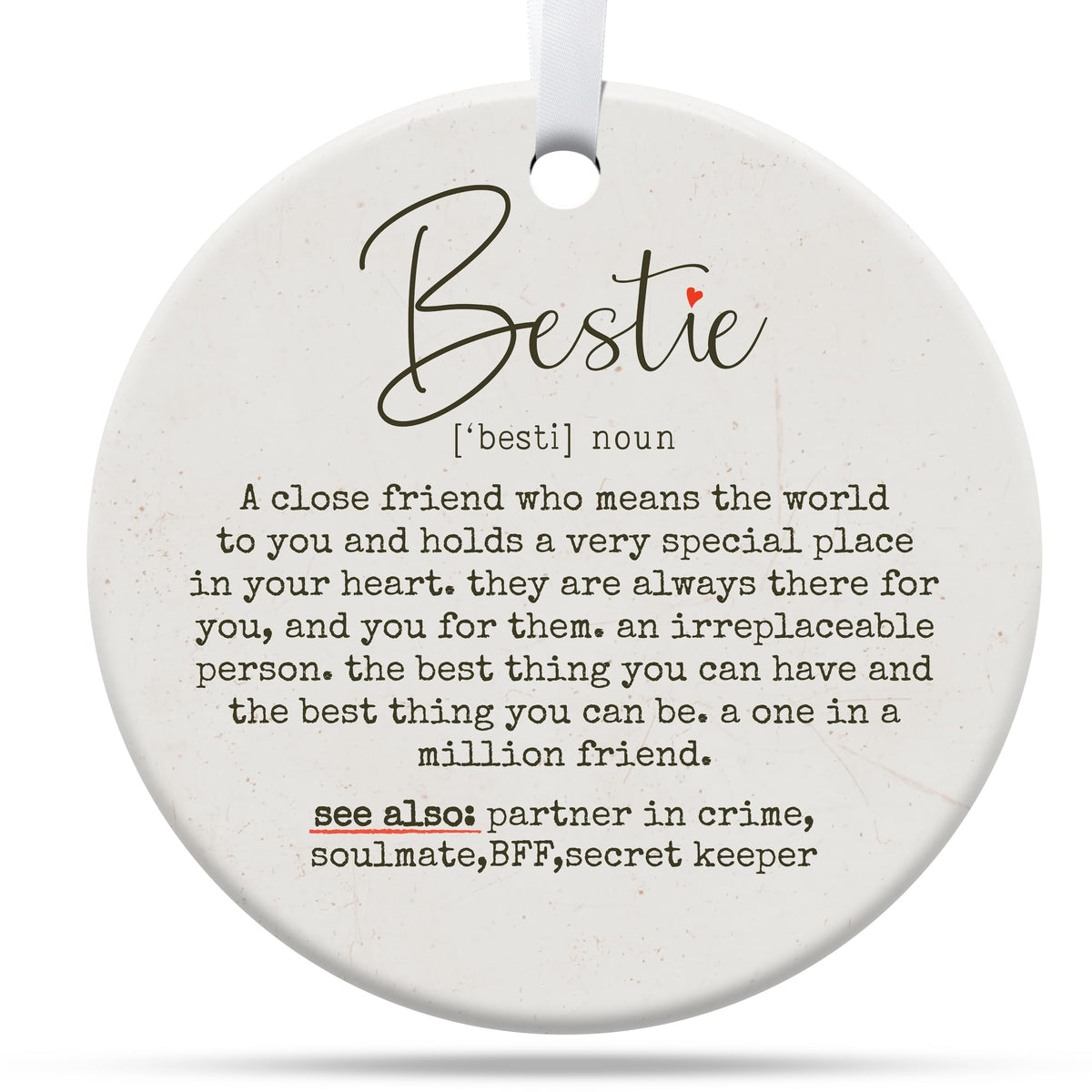 Friendship Gifts for Women, Best Friend, Funny, Work Besties, Sister, Friend Ornaments for Women