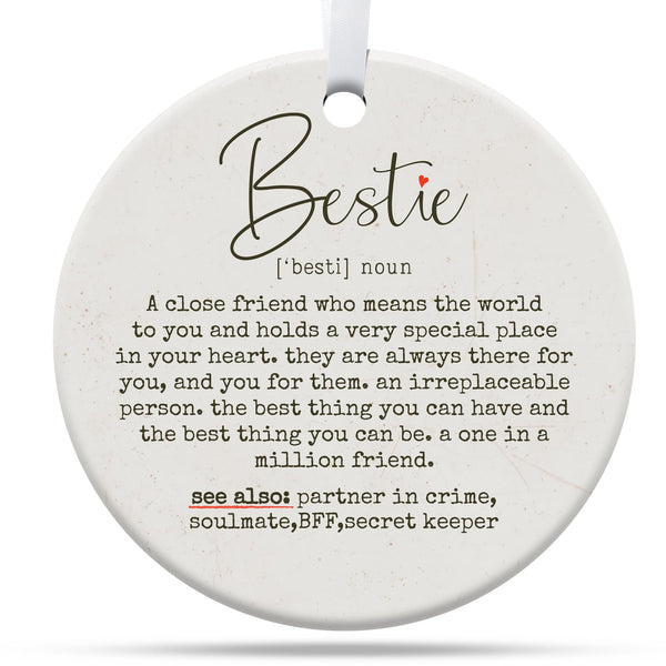 Friendship Gifts for Women, Best Friend, Funny, Work Besties, Sister, Friend Ornaments for Women