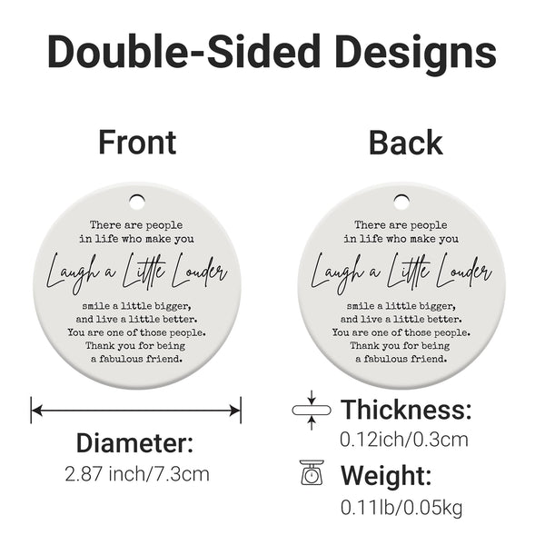 Friendship Gifts for Women, Best Friend, Funny, Work Besties, Sister, Friend Ornaments for Women