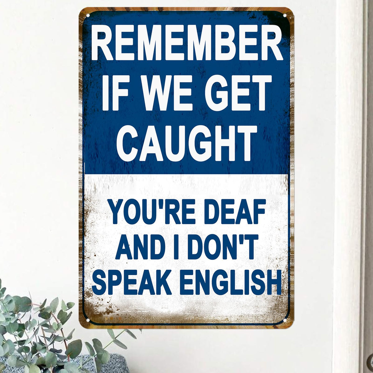 Funny Garage Signs for Men Room Accessories Man Cave Decor Cool Metal Posters for Bedroom