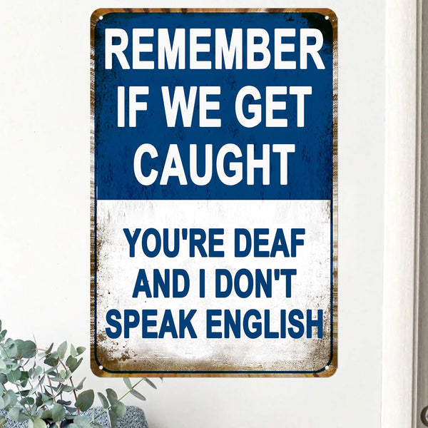 Funny Garage Signs for Men Room Accessories Man Cave Decor Cool Metal Posters for Bedroom