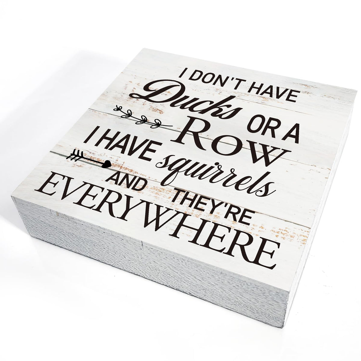 Funny Office Quote Wooden Box Sign Desk Decor Rustic Humorous Wood Block Plaque Box Sign