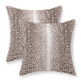 Antelope Pillow Covers 18x18 Inch Set of 2 Animal Print Pillow Cases Brown Throw Pillows Boho