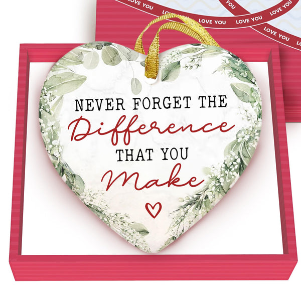 Thank You Christmas Ornament - Retirement, Leaving Job, Goodbye, Farewell Gift for Coworker