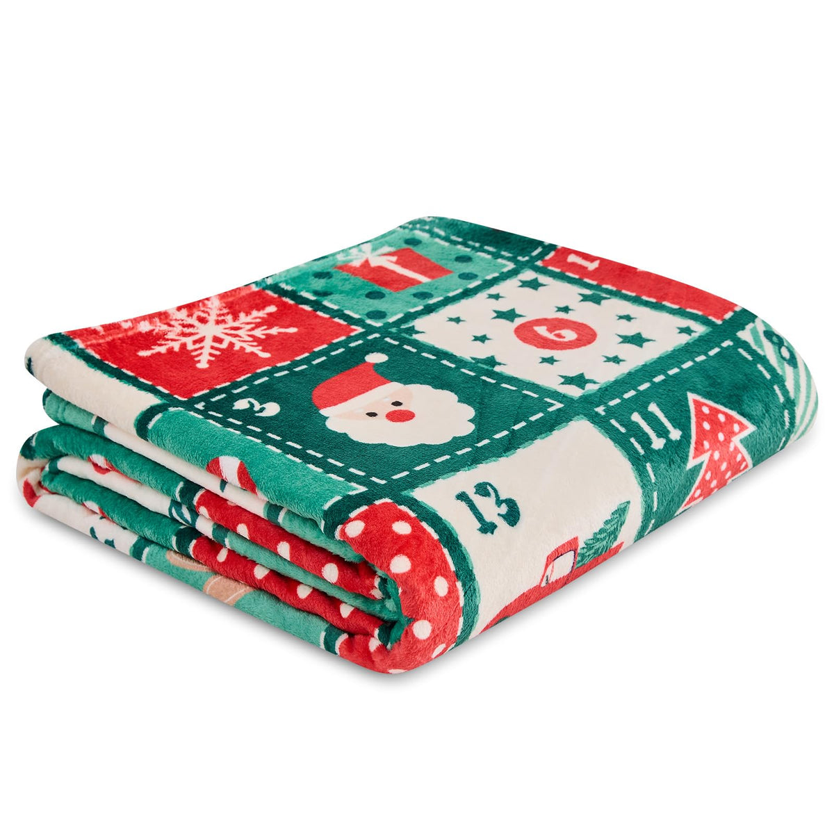 Cozy Printed Throw Christmas Collection Blanket - 300 GSM Fleece Throw Size Blanket for Home Decoration