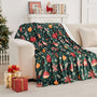 Cozy Printed Blanket Blanket, 280 GSM Fleece Throw Size for Home Decoration - Ultra Soft (Throw - 50" x 60", Christmas Light)