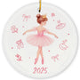 Ballerina Ornament 2025 - Ballet Gifts for Little Girls, Kids, Teens, Dancers - Ballet Ornaments