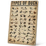 Vintage Mallard Duck Hunting Decor Tin Sign - Home Bathroom Nursery Wall Art
