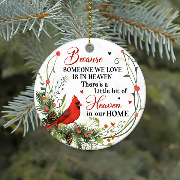 Memorial Cardinal Ornaments Gifts for Loss of Loved Ones - Memorial Ornament for Christmas Tree Decor - Sympathy Keepsake Gift