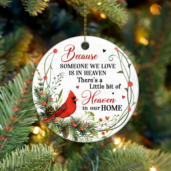Memorial Cardinal Ornaments Gifts for Loss of Loved Ones - Memorial Ornament for Christmas Tree Decor - Sympathy Keepsake Gift