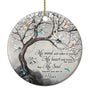 Dragonfly Memorial Ornament - Ceramic Remembrance Keepsake with Tree and Quote - Bereavement Sympathy Gift