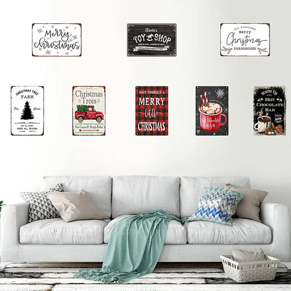 Have Yourself a Merry Little Christmas Metal Tin Sign Funny Christmas Signs 8x12