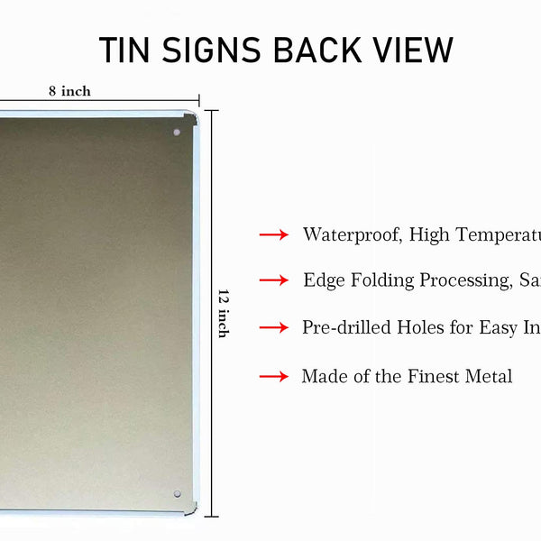 Have Yourself a Merry Little Christmas Metal Tin Sign Funny Christmas Signs 8x12