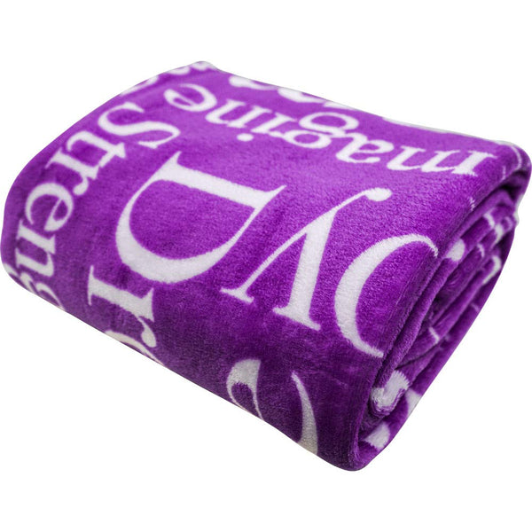 Inspiring Words Purple Super Soft Throw Blanket - 50x60 Throw Blanket for Bedroom, Living Room, Spring Time