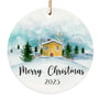 Merry Christmas Ornaments 2025, Two-Sides Printed Ornament for Xmas Tree