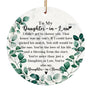 to My Daughter-in-Law Christmas Ornament from Mother in Law, Daughter in Law Gifts Xmas