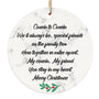 Cousin to Cousin Christmas Ornament, Family Christmas Ornament, Best Cousin Two-Side Printed Ornament