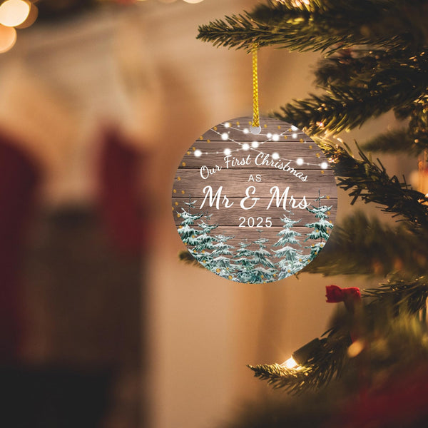 Our First Christmas Ornament 2025, First Christmas Married Ornament 2025
