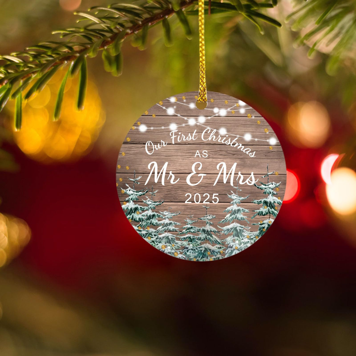 Our First Christmas Ornament 2025, First Christmas Married Ornament 2025