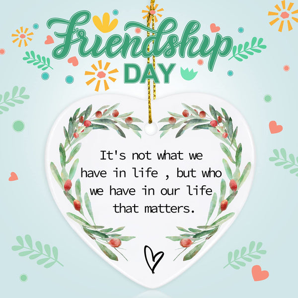 Friendship Ornaments - Christmas & Birthday Gifts for Women - Home Decor